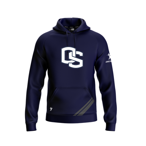 [FOLHSMNV-YXS-LOGO1] Decker Summit Hoodie (Youth XS, Navy, Logo 1)