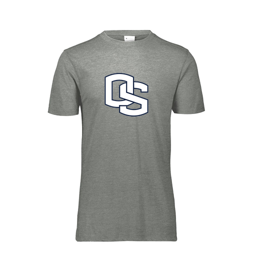 [FTSCUBGY-YS-LOGO1] Decker Youth Tri-Blend T-Shirt - Short Sleeve (Youth S, Gray, Logo 1)