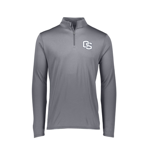 [FTLQFLGY-FAXS-LOGO1] Decker Women's Flex-Lite 1/4 Zip Shirt (Female Adult XS, Gray, Logo 1)