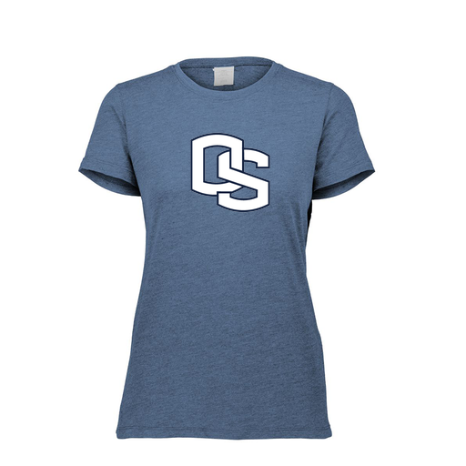 [FTSCUBNV-FAXS-LOGO1] Decker Women's Tri-Blend T-Shirt - Short Sleeve (Female Adult XS, Navy, Logo 1)