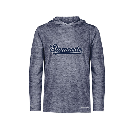 [FOLHCGNV-AS-LOGO2] Decker Men's Charge Hoodie (Adult S, Navy, Logo 2)