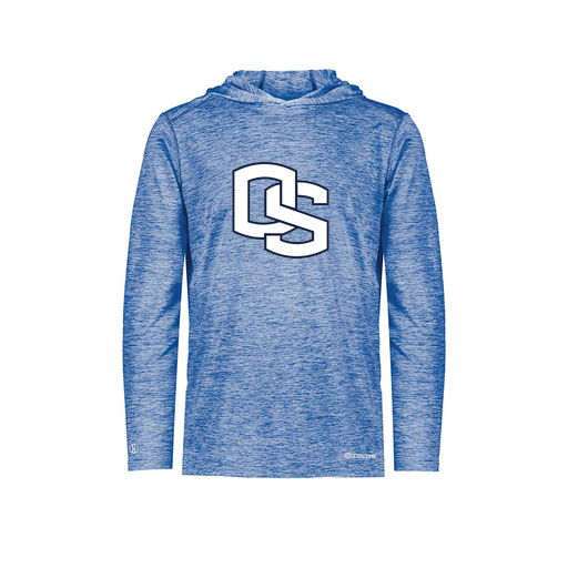 [FOLHCGRY-AS-LOGO1] Decker Men's Charge Hoodie (Adult S, Royal, Logo 1)