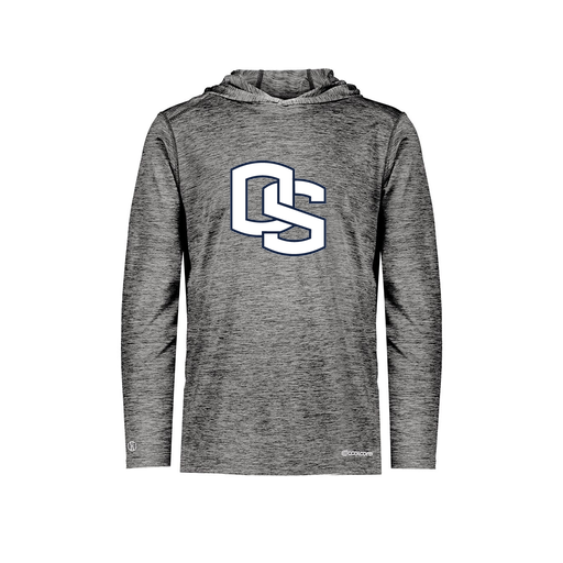 [FOLHCGBK-YS-LOGO1] Decker Youth Charge Hoodie (Youth S, Black, Logo 1)