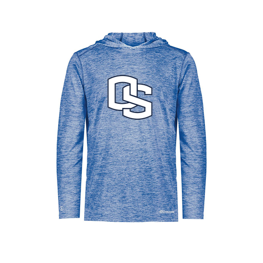 [FOLHCGRY-YS-LOGO1] Decker Youth Charge Hoodie (Youth S, Royal, Logo 1)