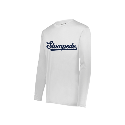 [222822.005.XS-LOGO2] Men's LS Smooth Sport Shirt (Adult XS, White, Logo 2)
